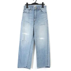 Deuxieme Classe購入 ATTICK BY JOHNBULL アティックバイジョンブル 24SS ダメージリペア加工ワイドデニムパンツ SS 24030510002310のサムネイル