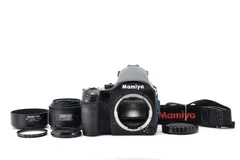 【返品保証】美品｜ Mamiya マミヤ 645AF Body ボディ 80mm F2.8 AF中判カメラ 単焦点レンズ #C260716-11のサムネイル