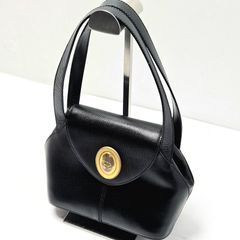 ✨人気✨GRES グレ ショルダーバッグ ハンドバッグ ホースヘア 黒色 