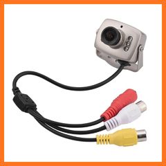 [Brand New] Acogedor Mini Camera, 3.6mm 6 LED Wired CMOS Audio/Video CCTV Surveillance Camera, Micro Night Vision Digital Video Camera Supports PAL/NTSC (NTSC Standard)