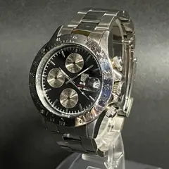 【稼働品】 ELGIN エルジン FK-1184-SL クロノグラフ ラウンド デイト メンズ 腕時計 電池交換済み 動作確認済み シルバーのサムネイル