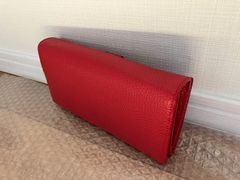 CELINE セリーヌ ラージフラップ 二つ折り 長財布 ボルドー - メルカリ