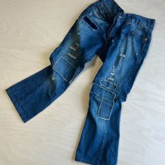キャピタル KAPITAL 初期 デニム ブッシュパンツ ダメージ加工 - メルカリ