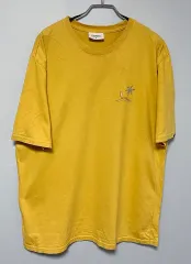 COVERNAT バックプリント サーファー アーチロゴ フール 刺繍 メンズ 半袖Tシャツ イェロー XL 105のサムネイル