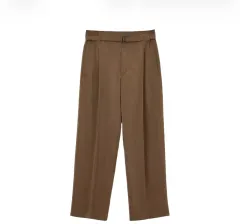 S ルメール 24fw ドライシルクスラックス ハバナのサムネイル