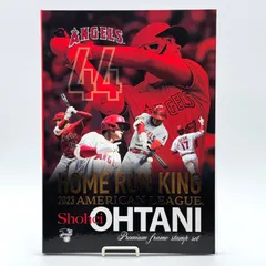大谷翔平 2023 アメリカンリーグ ホームランキング　HOME RUN KING 2023 AMERICAN LEAGUE Shohei OHTANI　限定品　Premium Frame stamp setのサムネイル