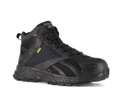 リーボック メンズ シューズ ブーツ・レインブーツ Reebok Work Hyperium Composite Toe Work Boot Mens Black ブラックのサムネイル