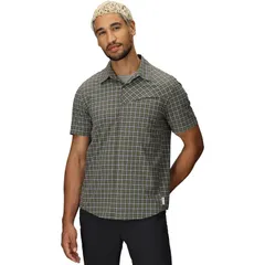 アウトドアリサーチ メンズ トップス シャツ 半袖 Outdoor Research Astroman ShortSleeve Sun Shirt Mens Ranger Green Plaid グリのサムネイル