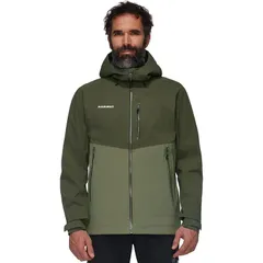 マムート メンズ アウター ジャケット・ブルゾン フーデッドジャケット ジャケット Mammut Alto Guide HS Hooded Jacket Mens MarshDark Marshのサムネイル