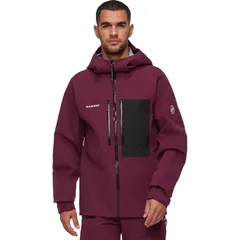 マムート メンズ アウター ジャケット・ブルゾン フーデッドジャケット ジャケット Mammut Stoney HS Hooded Jacket Mens VinBlack ブラックのサムネイル