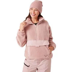 ロキシー レディース アウター ジャケット・ブルゾン Roxy Rita 12Zip Sherpa Anorak Womens Adobe Roseのサムネイル