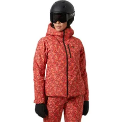 ヘリーハンセン レディース アウター ジャケット・ブルゾン ジャケット Helly Hansen Valdisere 30 Jacket Womens Red Floral Aop Small レッドのサムネイル