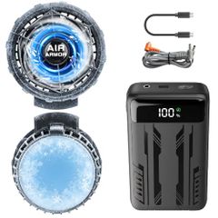 新品 【-26℃瞬間爆冷x超強力暴風】 ペルチェファン＆バッテリーセット