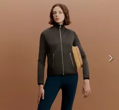 Hermes ブラック ジップアップ ジャケット sのサムネイル
