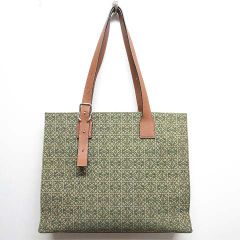 未使用に近い✨ロエベ バックル ホリゾンタル トートバッグ アナグラム