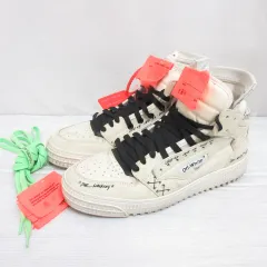 オフホワイト OFF WHITE OFF-COURT 3.0 SNEAKERS ハイカット スニーカー レザー 40 25cm ホワイト 白 シューズ 靴 イタリア製のサムネイル