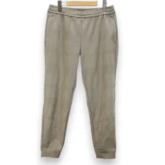 ブラックレーベルクレストブリッジ BLACK LABEL CRESTBRIDGE チェック柄 ロング丈 ジョガーパンツ M ベージュ ウエストゴム ストレッチのサムネイル