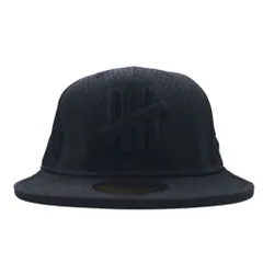 UNDEFEATED ×  NEWERA ベースボールキャップ 59.6cm ブラック メッシュ ポリエステル ロゴ刺繍のサムネイル