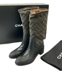 シャネル ロングレインブーツ キルティング ココマーク レディース SIZE 37 CHANELのサムネイル