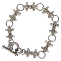ROYAL ORDER (ロイヤルオーダー) Lily Design Bracelet ユリモチーフデザインブレスレット シルバーのサムネイル