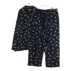 SUPREME (シュプリーム) 25AW Hanes Holiday Pajama Set ヘインズ ホリデー パジャマセット 長袖シャツ パンツ ブラックのサムネイル