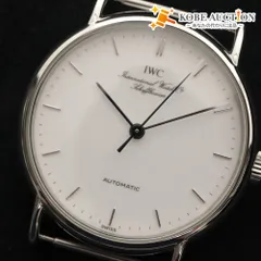 ■ IWC 腕時計 Portofino ポートフィノ オートマティック 自動巻き ウォッチ シルバー 文字盤 ホワイト 動作確認済みのサムネイル
