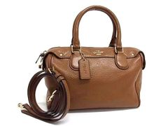 極美品 オールドコーチ ハンドバッグ 2way ミニボストン レザー 茶