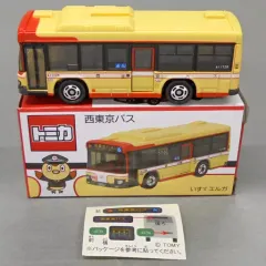 中古】トミカ 1/136 西東京バス いすゞ エルガ(クリーム×レッド
