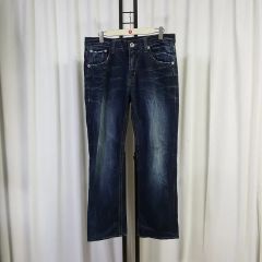美品バックラッシュ25SS定価7万ストレッチデニムオーバー