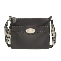 フェンディ(Fendi) セレリア 8BT092 レディース レザー ショルダーバッグ ダークブラウンのサムネイル