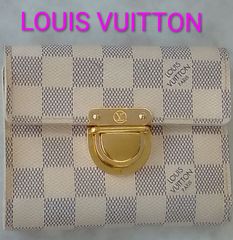 Louis Vuitton マルコ ダミエ アズール 折り財布 9689 - メルカリ