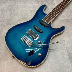 Fernandes SSH フロイドローズ 杢目トップ ゴールドパーツ ケース付