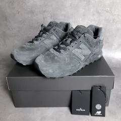 PQ553◇Stone Island / new balance : U574BST1 574 Legacy Ghost Dark Grey◇27cm◇ニューバランス ストーンアイランドのサムネイル