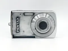 【中古/動作確認済】PENTAX ペンタックス Optio M30 デジタルカメラ オールドデジカメ シルバー J2297のサムネイル