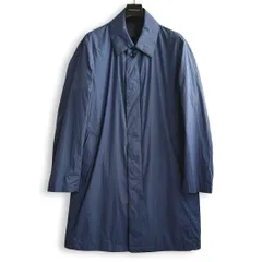 新品 D'URBAN ダーバン レインウェア ステンカラーコート L 定価71,500円 ネイビー ナイロン100％ 撥水 軽量 パッカブル 収納袋付き メンズ ビジネスコート スプリングコート 通勤 出張 雨具 ロングコート 紳士服のサムネイル