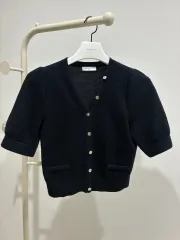 SANDRO ブラック 半袖 カーディガンのサムネイル