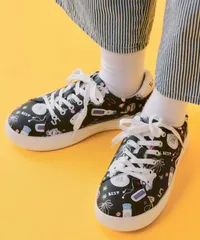 ScoLar（スカラー）SS-194：カラフル総柄プリントスニーカーのサムネイル