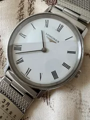 ロンジン☆メンズ　手巻き式時計☆ラウンド☆稼働品☆アンティークのサムネイル