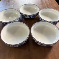 【美品】中鉢 陶器 ５個セットのサムネイル