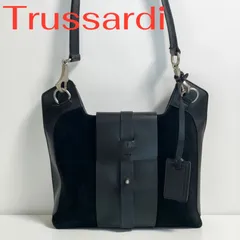 Trussardi トラサルディ ショルダーバッグ ブラック スエード 希少のサムネイル