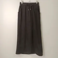 アイモハ aimoha スウェットマキシスカート ブラック／黒のサムネイル
