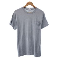 【中古】　Hanes　Tシャツ　90s vintage　90年代　OLD　半袖　トップス　クルーネック　無地　USA製　古着　/4382