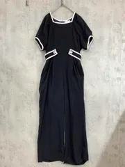 rienda リエンダ バイカラー ロンパース オールインワン sizeM/BLK ■◆ レディースのサムネイル
