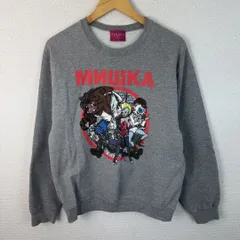 MISHKA ミシカ スウェット モンスタープリント グレー M メンズ 古着 ストリート Y2Kのサムネイル