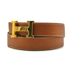 エルメス コンスタンス Hベルト 72 黒 茶 レザー ウエスト66.5〜74cm シリアル有 1995年製 HERMÈS Constance Beltのサムネイル