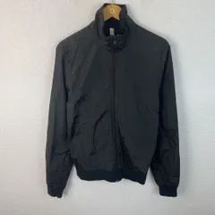 American Apparel アメリカンアパレル ジップジャケット ハイネック ブラック メンズ 古着 シンプル モードのサムネイル