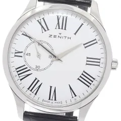ゼニス ZENITH 03.2010.681/11.C493 エリート ヘリテージ ウルトラシン 自動巻き メンズ 良品 保証書付き_971182のサムネイル