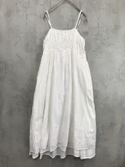 mystic ミスティック リボンギャザーキャミ ワンピース size1/オフホワイト ■◆ レディースのサムネイル