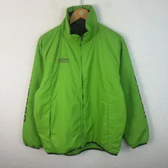 UMBRO アンブロ ブルゾン ジャケット リバーシブル ジップアップ ライトグリーン ブラウン メンズ 古着 スポーツMIX テック系のサムネイル