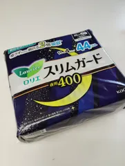 外袋破れあり ロリエ スリムガード 11個×4パック 特に多い夜用生理用ナプキンのサムネイル